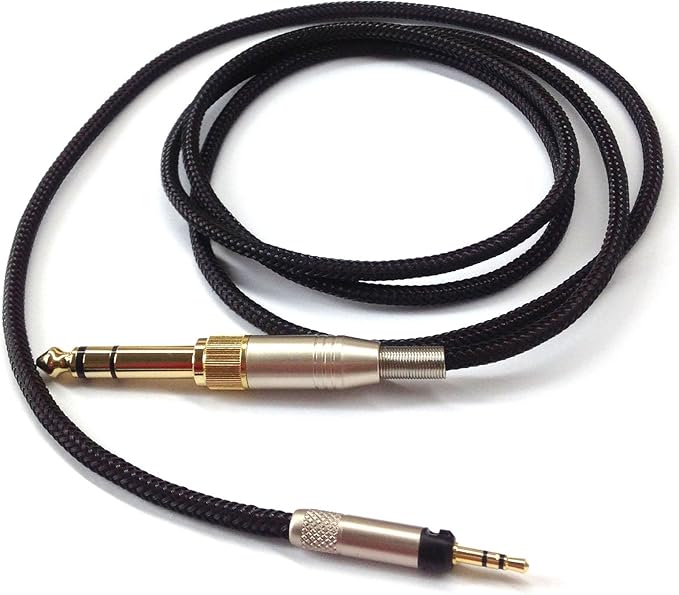 NewFantasia Replacement Audio Upgrade Cable Compatible with Sennheiser HD598, HD598Cs, HD560s, HD598SE, HD620S, HD400PRO, HD599, HD569, HD579, HD505 Headphones 1.5meters/4.9feet