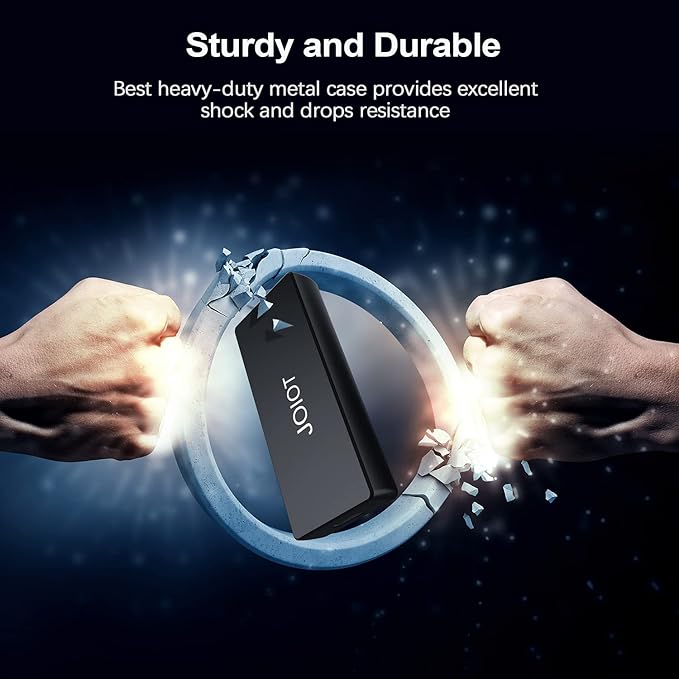 Portable SSD External Solid State Drive 120GB Hard Drive, USB 3.2 Type C External - 400MB/S Data Transfer, Mini Aluminium Alloy Portable SSD for Mac Windows Android Linux(120GB)