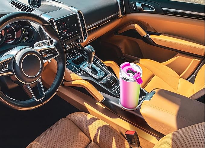 Meoky 24 oz Travel Coffee Mug with Leak-proof Lid, Stainless Steel Insulated Coffee Tumbler, Keeps Hot for 8 Hours or Cold for 24 Hours, Fits in Car Cup Holder (Night)