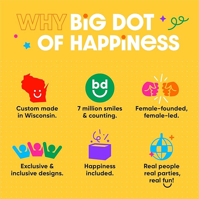 Big Dot of Happiness Funny New Year's Eve Photo Booth Props Kit, 10-Piece, Black & Gold, Cardstock & Wood