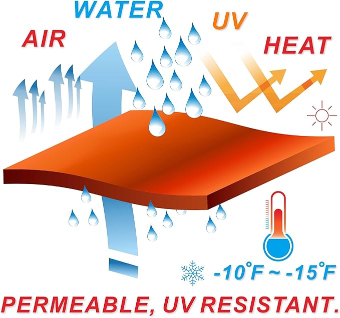ColourTree Customized Size 6' Black and White Fence Screen Privacy Screen Heavy Duty Cable Zip Ties Included