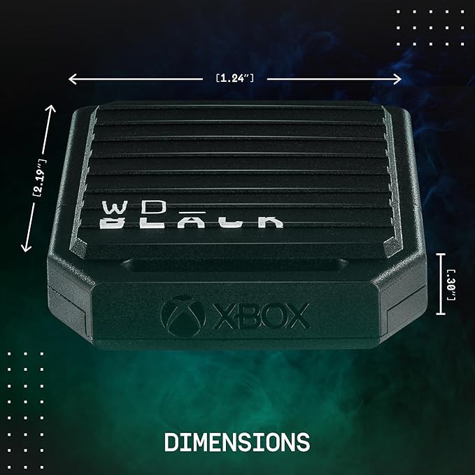 WD_Black 1TB C50 Storage Expansion Card, Officially Licensed for Xbox – Quick Resume, Plug & Play, NVMe SSD Expansion for Xbox Series X|S Gaming Consoles - WDBMPH0010BNC-WCSN