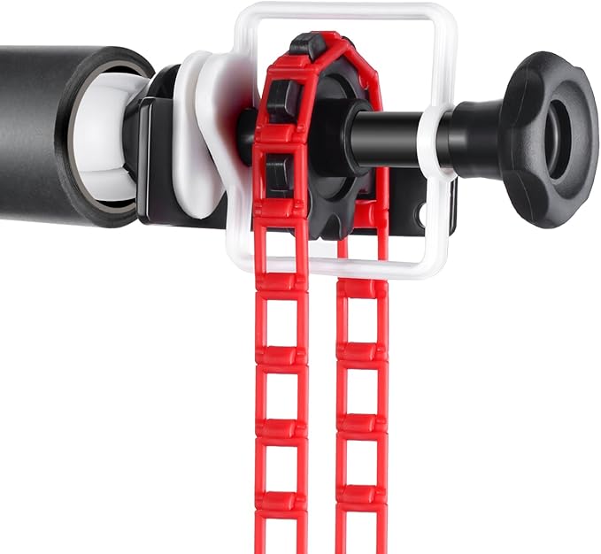 NEEWER Photography Single Roller Wall Mounting Manual Background Support System with 2 x Single Hook, 2 x Expand Bar, 1 x Chain, Load Capacity: 22lb/10kg