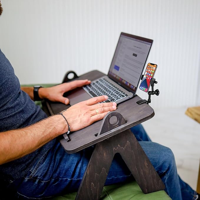 Mippko iPhone Mount for Desk/Table/Rod/Kitchen Cabinet,360°Adjustable Aluminum Alloy Phone Stand,Clip Holder Compatible with 3.5~7.5" iPhone/Nexus/HTC/Huawei/Smartphone
