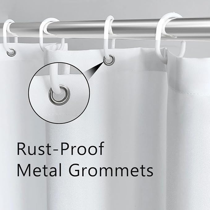 Blue Gray Boho Shower Curtain 60Wx72H Abstract Grey Bohemian Modern Leaves Mid Century Minimalist Plant Bathroom Decor Contemporary Simple Neutral Bath Curtain Fabric Polyester 12 Pack Hooks