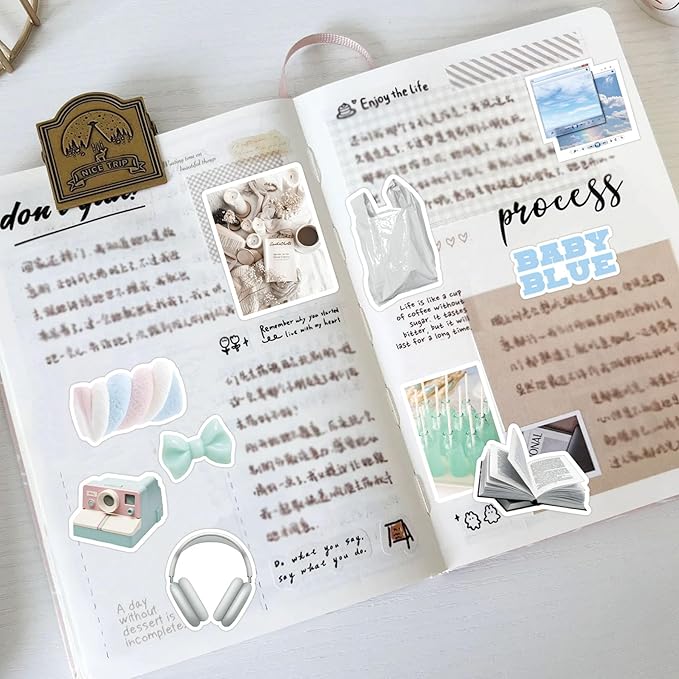 400pcs Aesthetic Stickers for Adult Journaling, Planner & Scrapbook Use – Japanese-Inspired Cute Animal & Retro Deco Stickers for Vision Boards, Creative Planning & Memory Keeping