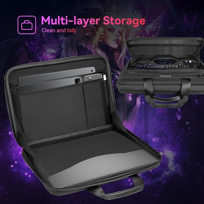 Smatree Heavy Duty Hard Case for 16 inch Acer Predator Helios 16/NEO 16, Nitro 16/V15/V16 Gaming Laptop, for Lenovo LOQ 16IRH8/16APH8/15APH8/15IRH8 Gaming Laptop (A800)