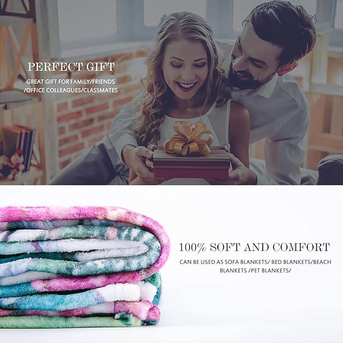 Jekeno Cherry Fruit Blanket Gifts for Women Kids Girls Boys Mom Wife Men Birthday Christmas Halloween Easter Presents Home Bedroom Living Room Bed Sofa Decor Black White Checkered Plush Throw 50"x60"