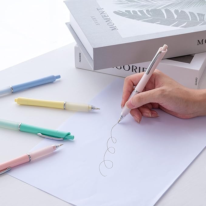 Aisibeiger Ball Point Pen Black Ink Ballpoint Pens Medium Point 1.0mm Office Pens(18 pack)