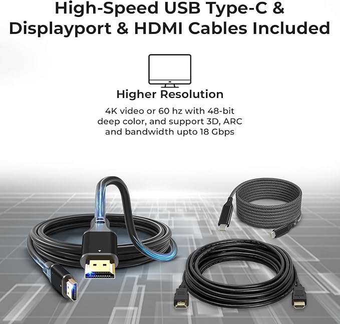 Lenovo 40AS0090US Thinkpad Docking Station Gen 2 - Supports 4K Display, 1 Year Warranty, Lenovo Docking Station with 90W Adapter, HDMI, USB-C, DisplayPort Cables - USB-C Thunderbolt 3 Dock (Renewed)