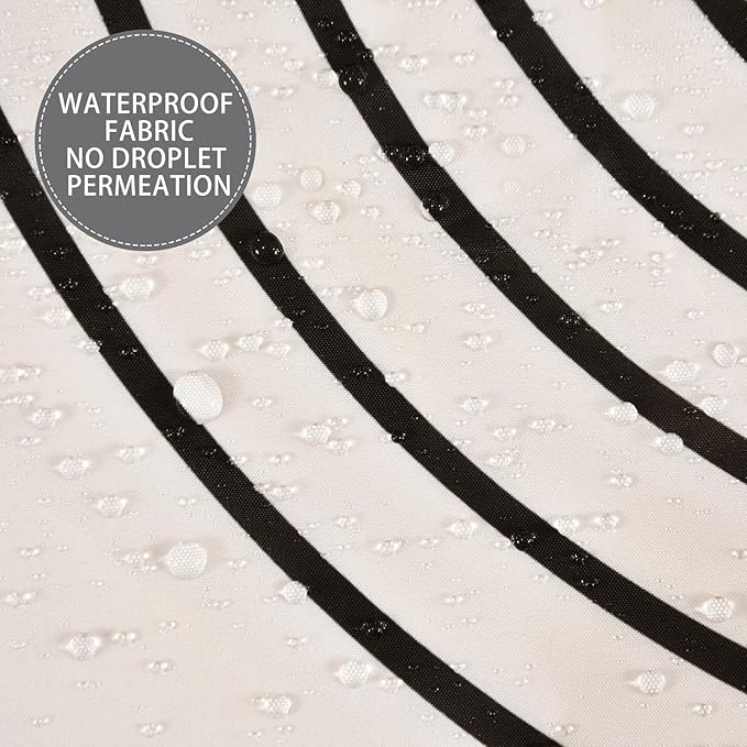 Boho Mid Century Shower Curtain, Minimalist Abstract Arch Simple Sun Modern Machine Washable Waterproof for Bathroom Decor Bathtub with 12 Hooks 72x72