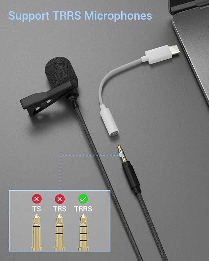 Cubilux USB C Headphone Adapter, Type C to 3.5mm Audio Dongle Compatible with iPhone 17/16/15 Pro Max, iPad Pro 13/12.9/11, iPad Air 13/5th/4th, Galaxy S25/S24/S23/S22, Pixel 10/9/8/7 Pro, Android