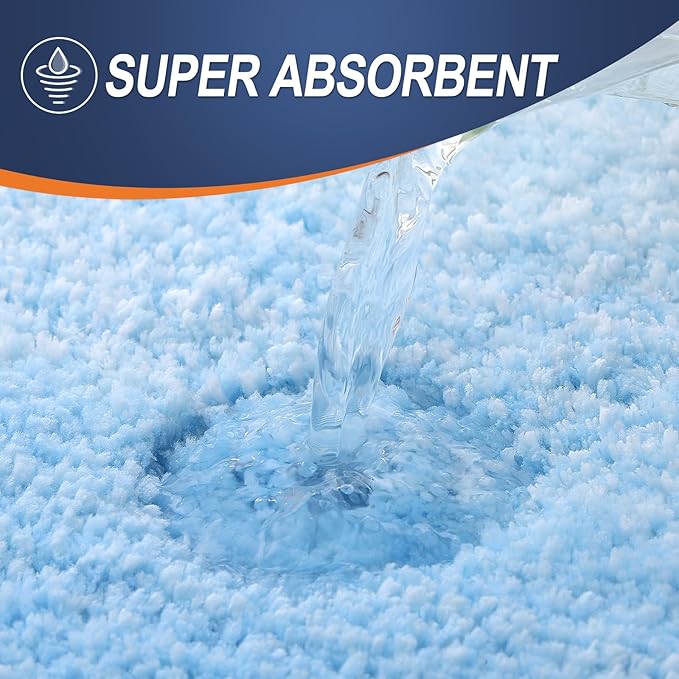 OLANLY Bathroom Rugs Mat 47x17, Extra Soft Absorbent Microfiber Bath Rugs, Rubber Backing, Quick Dry, Machine Washable Bath Mats for Bathroom Floor, Tub and Shower, Home Decor Accessories, Sky Blue