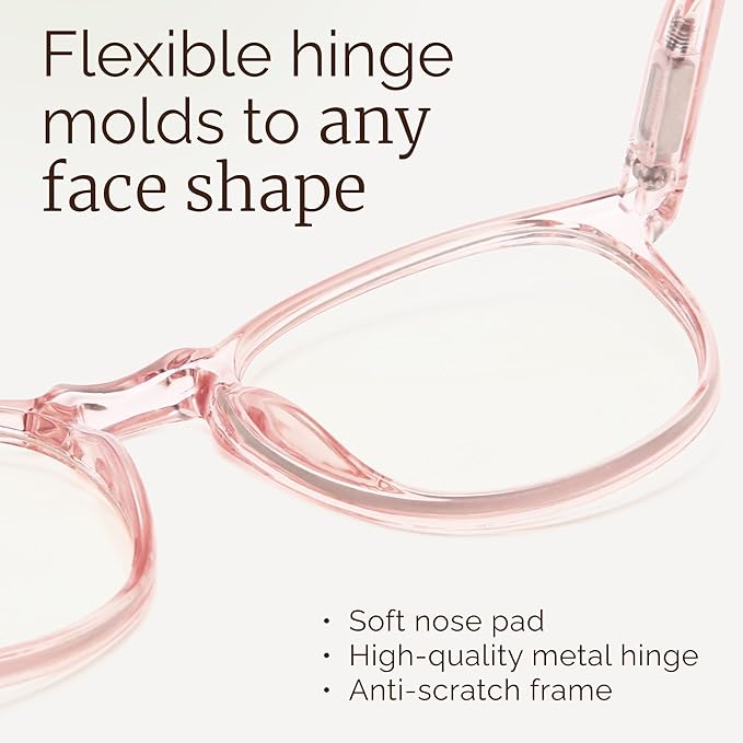 IBOANN Blue Light Glasses for Woman/Men, Fashion Blue Light Glasses Men, Fake Glasses Help Reduce Screen Fatigue