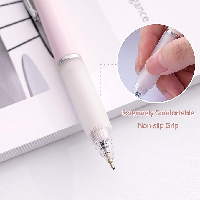 Aisibeiger Ball Point Pen Black Ink Ballpoint Pens Medium Point 1.0mm Office Pens(18 pack)