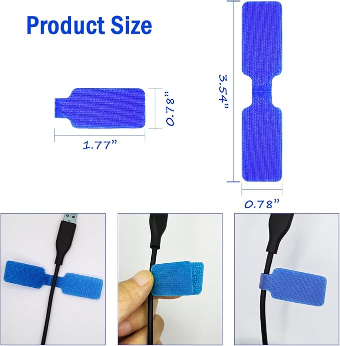 30 Pcs Multi-Color Cable Labels - Write On Cord Labels, Electronic Cable Identification Tags for Computers and Electronics, Assorted Colors