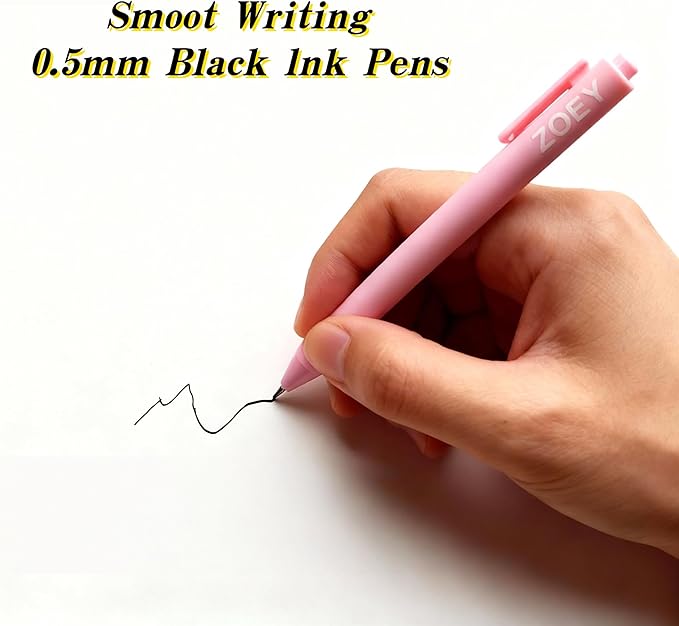 playneeu Kpop Merch Pen Set – 9 Colorful Gel Pens Inspired by Virtual Idol Characters, Black Ink Writing Pens for Fans, Cute Stationery Gift for Students & Music Lovers