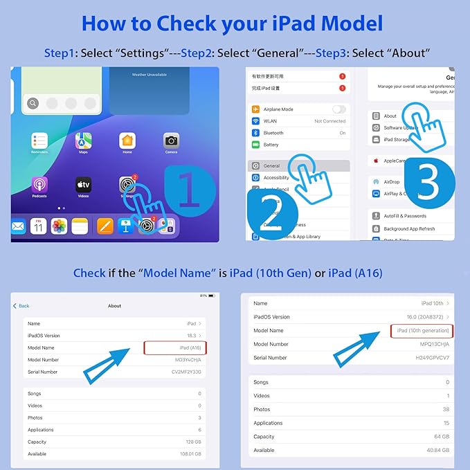 USB C Pencil Adapter for Apple Pencil 1st Generation, USB-C to for Lightning Pencils Charger Adapter Compatible with iPad 10th Gen, Type-C iPencil Dongle Connector Pair for iPad 10 to iPencil 1, 2Pcs