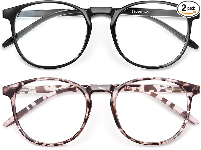 IBOANN Blue Light Glasses for Woman/Men, Fashion Blue Light Glasses Men, Fake Glasses Help Reduce Screen Fatigue