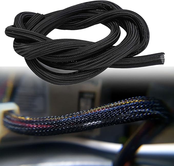 Adaptable Cable Management Sleeve for Comprehensive Protection Against Wear and Biting