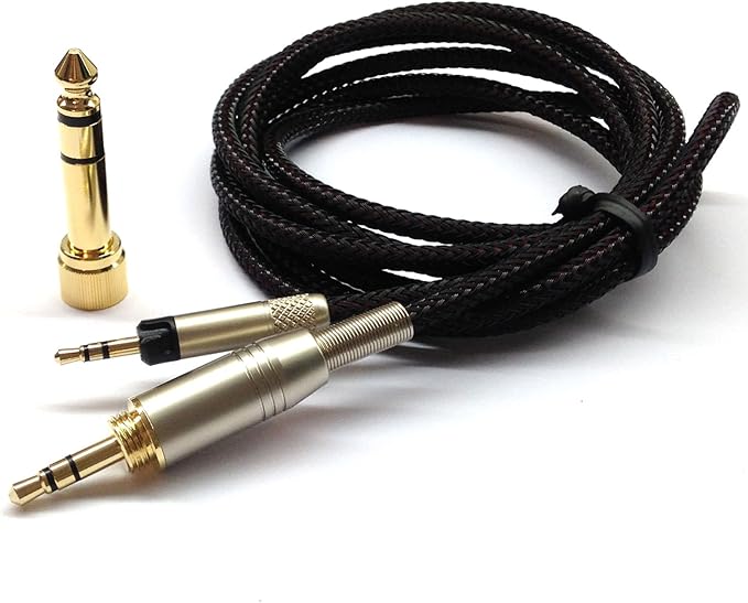 NewFantasia Replacement Audio Upgrade Cable Compatible with Sennheiser HD598, HD598Cs, HD560s, HD598SE, HD620S, HD400PRO, HD599, HD569, HD579, HD505 Headphones 1.2m/4feet