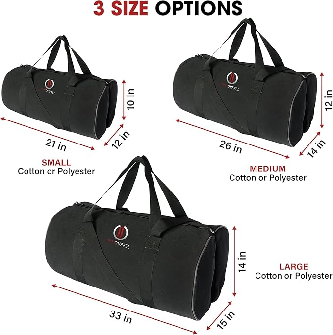Bag – Convertible 2-in-1 Gym and Travel Bag with Dual Large Pockets, Adjustable Center Gap, Water Repellent Polyester, Perfect for Sports, Fitness, and Weekend Trips (Large Size)
