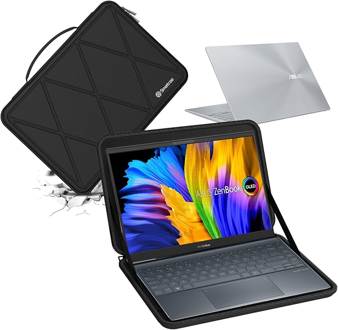 Smatree Hard EVA Protective Sleeve Case Compatible for 14 inch ASUS Zenbook A14 UX3407 Copilot+PC, for 14 inch ASUS Zenbook S 14 UX5406, for 13.3 inch ASUS Zenbook Flip 13 OLED UX363 Laptop (X8026)