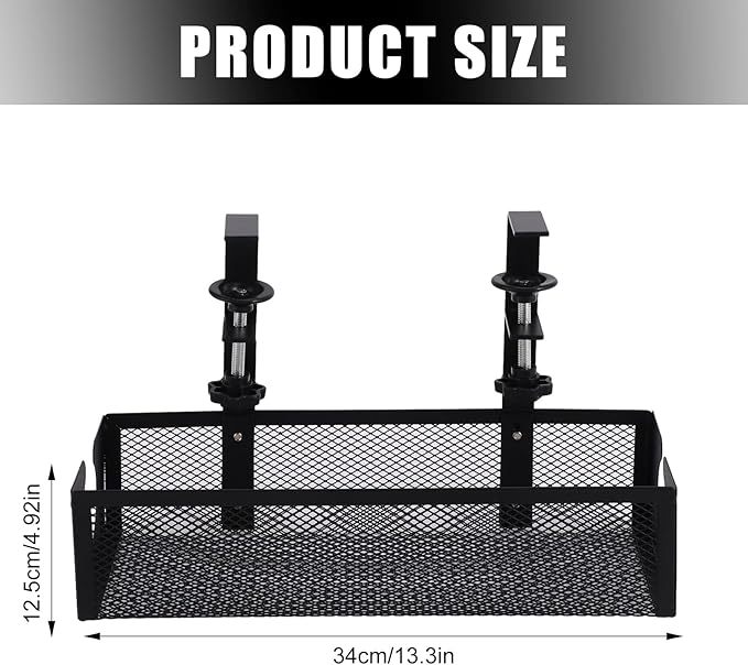 Under Desk Cable Management Tray | Space Saving Cord Organizer,Under The Desk Cable Management | for Family Friends Students Adults Men Women Home Indoor Office Study Kitchen