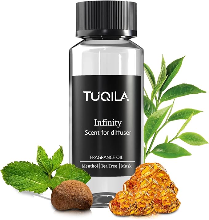Tuqila Luxury Waterless Diffuser Oil Infinity, Essential Scent Oil Usage Cold Air Waterless Diffuser, Scents Oils for Home Bottle120 ML Natural Flavour