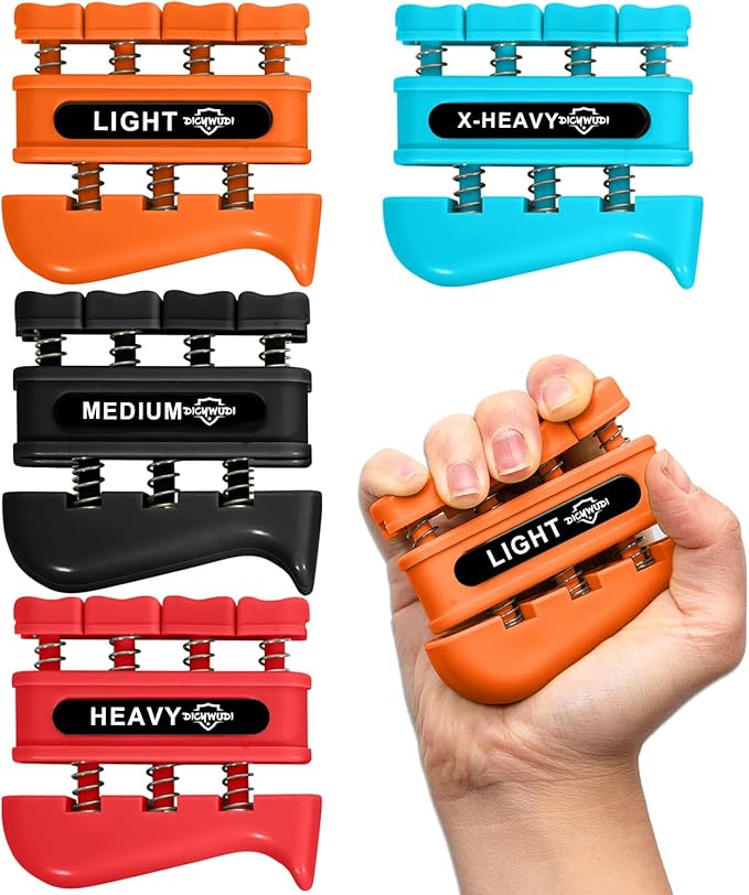 DICYWUDI Grip Strength Trainer, Finger Strength Trainer for Grip Strength Training for Fingers, Wrists, and Hands for Home, Office, Gym, Climbing, Athletes, Musicians, and Therapy