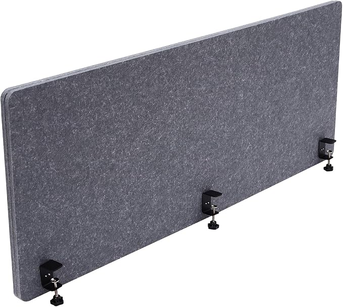 Acoustic Desk Divider, 59 x 24 Inch Noise Reducing Desk Privacy Panel for Office Table Standing Sound Proof Dividers Desktop Divider Office Furniture Partitions for Classroom