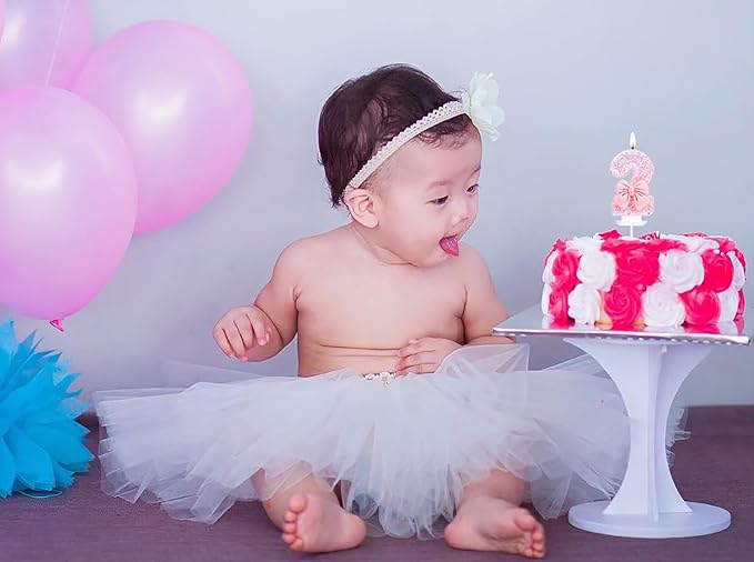 Number 2 Birthday Candle Pink Bowtie Glitter Number 2 Candle Birthday Girl Pastel Sweet Theme 2nd Birthday Party or Adults Milestone Age Decoration