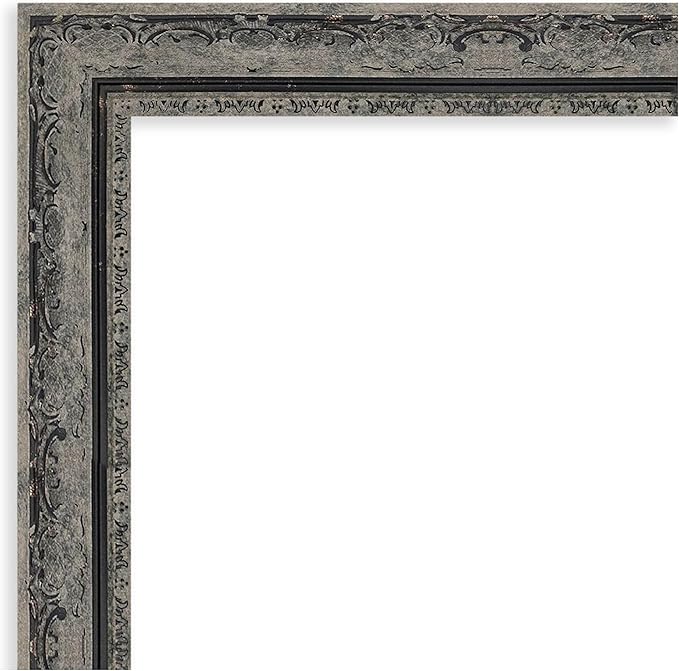 Amanti Art Black Framed Magnetic Board 20x28 Medium Vision Board for use with Magnets, 100% Metal Sheet to Display Items as Office Decor or for Home Organization in mudroom, Kitchen or Kids Room