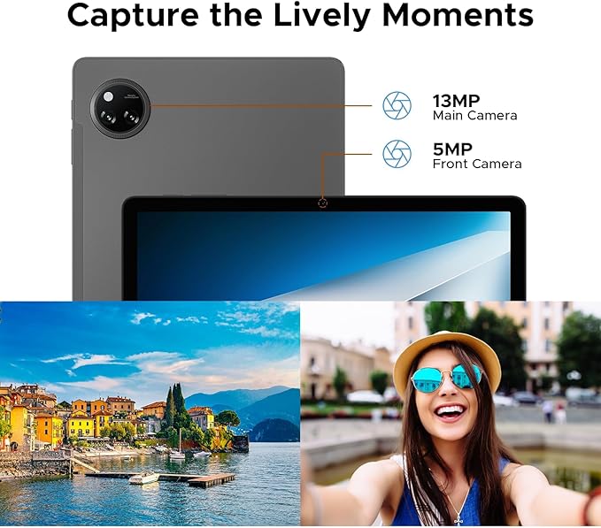 DOOGEE Tab A9 Pro+(2025) 11 inch Tablet with Keyboard,Android 15 Tablet with 90Hz Display,30GB+128GB/TF 2TB Octa-Core Gaming Tablets,8580mAh,1080P,BT 5.0+5G WiFi Tablets,13MP+5MP,Face ID/OTG