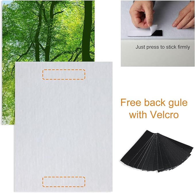 YPY Sound Proofing Panels for Walls: 8 Pack 48"x32" Decorative Art Acoustic Panel Sound Dampening Panels Absorbing Treatment