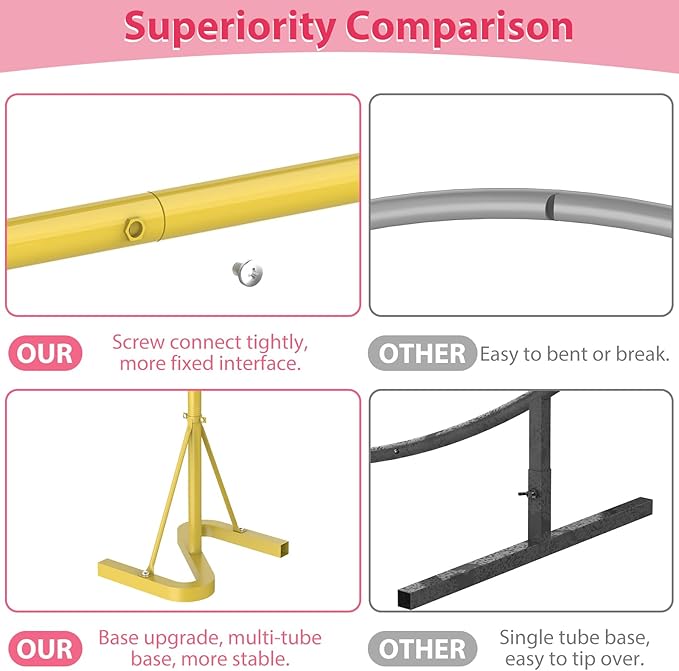 Backdrop Stand,10x7Ft Photo Backdrop Stand Photo Video Studio,Heavy Duty Square Metal Balloon Arch for Parties Wedding Photography Baby Shower Festival Decoration,Gold