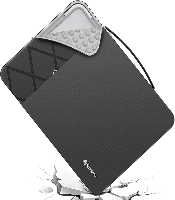 Smatree EliteFlow Laptop Sleeve Case for 14 inch DELL Pro 14 Premium PA14250, Slim Protective Laptop Case with Accessory Pocket and Handle, Patented Super-Corner Shock Protection (EF411)