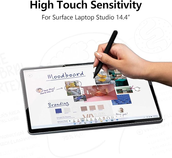Megoo Surface Pro 8/Pro X 13" HD Tempered Glass Screen Protector, Ultra-Thin & Ultra-Clear, Superior Protection, Silky Smooth & Extremely Sensitive, 2 Pack