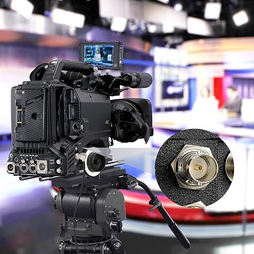 Superbat 3G/6G SDI Cable 10ft BNC Cable 75 ohm BNC Male to Male Right Angle Belden 1855A Support 3G-SDI/6G-SDI/4K Video for Monitor SDI 4K Video Camera Converter etc.