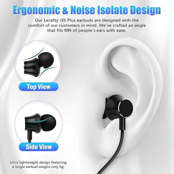 Neckband Bluetooth Headphones, 200H Extra Long Playtime Wireless Stereo Neckband Earbuds with Microphone, Waterproof Balanced Armature Drivers in Ear Headset for Sports/Workout (Silver)