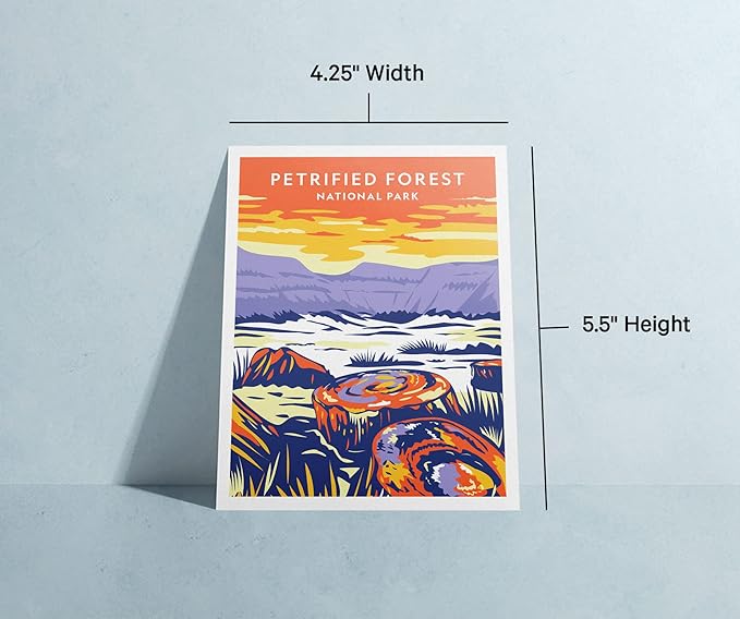 Twigs Paper - Assorted Nature National Parks Greeting Cards - Stationery Cards with Envelopes - Thank You and Blank Note Cards - Greeting Cards for All Occasions - Made in USA (5.5 x 4.25, Set of 12)