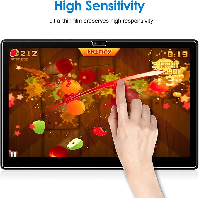 JETech Screen Protector for Samsung Galaxy Tab A8 (10.5-Inch, 2021 Model, SM-X200/X205/X207), 9H Anti-Scratch Tempered Glass Film, HD Clear with Easy Installation Tool, 2-Pack