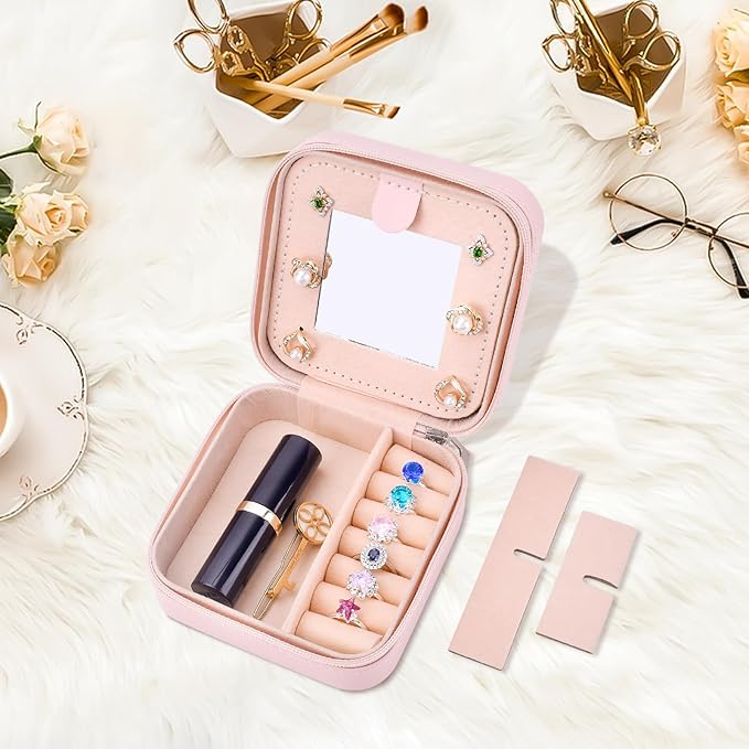 Christmas Gifts for Women, Christmas Travel Jewelry Case Box Organizer Personalized Gifts for Mom Wife Women, Gift for Friend Sister Grandma Aunt 2025