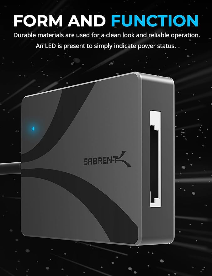 SABRENT USB Type C CFexpress Type A Card Reader [CR-CFXA]