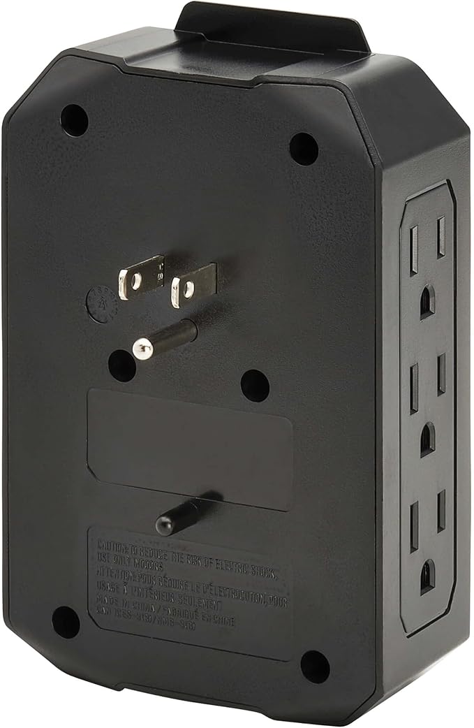 Tripp Lite Surge Protector Power Strip 6-Outlets + 1 USB & 1 USB-C Port, Direct Wall Plug-in, Black, Green LED Light, 490 Joules, EMI/RFI Filtering, 20,000 Insurance (SK62USBC)