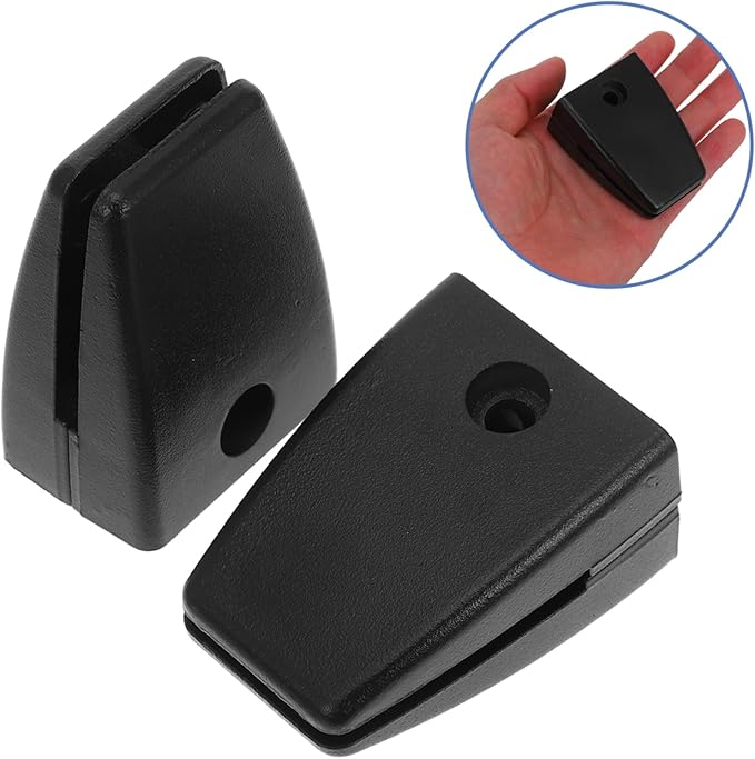 Homoyoyo 2pcs Desk Partition Clips for Office Adjustable Sneeze Guard Clamp Soundproof Baffle Desk Divider Mobile Clip