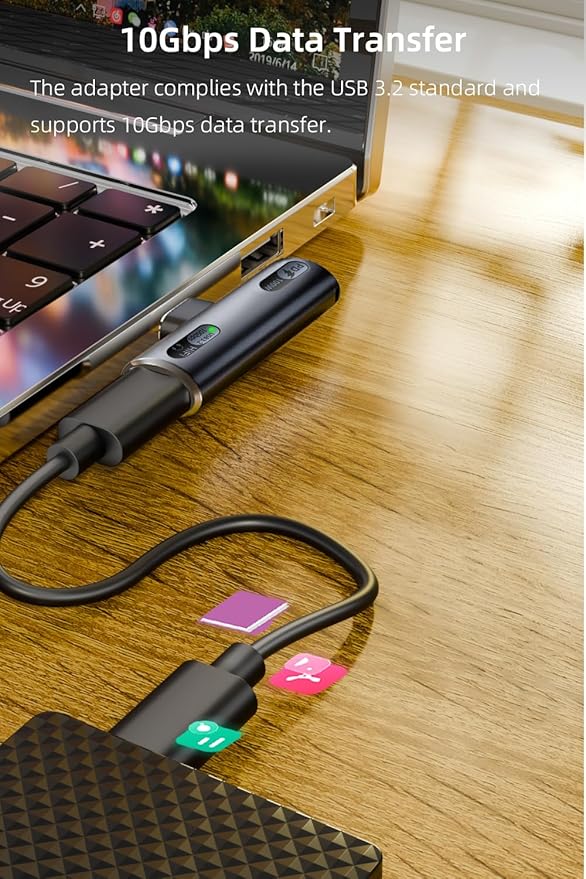 USB C Splitter with 100W Fast Charging, Dual USB C Headphone and Charger Adapter Dongle for iPhone 16/15 Series, iPad, MacBook, Galaxy S24/S23 and More - Grey (No for Power and Video Output)