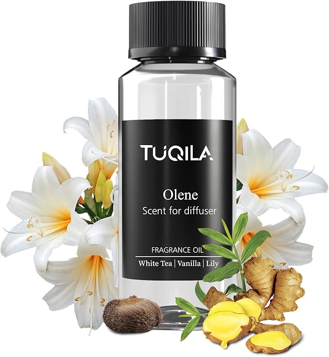 Tuqila Waterless Diffuser Oil Olene, Essential Scent Oil Usage Cold Air Waterless Diffuser, Luxury Scents Oils Fragrance Bottle120 ML Home Natural Flavour