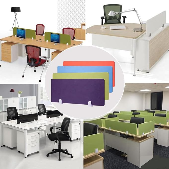 Desk Privacy Panel for Students Desk Divider Partition Cubicle Light Shield Office Accessories for Schools Classrooms Orange 30 * 40cm