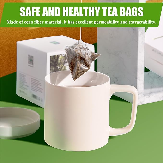 Organic Pu-erh Tea Bags - Raw Chinese Organic Pu erh Dark Tea 12 Pack, 1.5g Each Pu'erh Tea Bag, from Ancient Tree 2018 Aged Earthy Flavor Rich Antioxidants, Daily Breakfast Drinking Gift